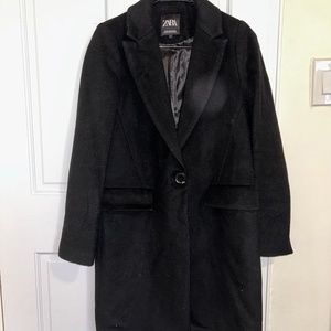 Black pea coat